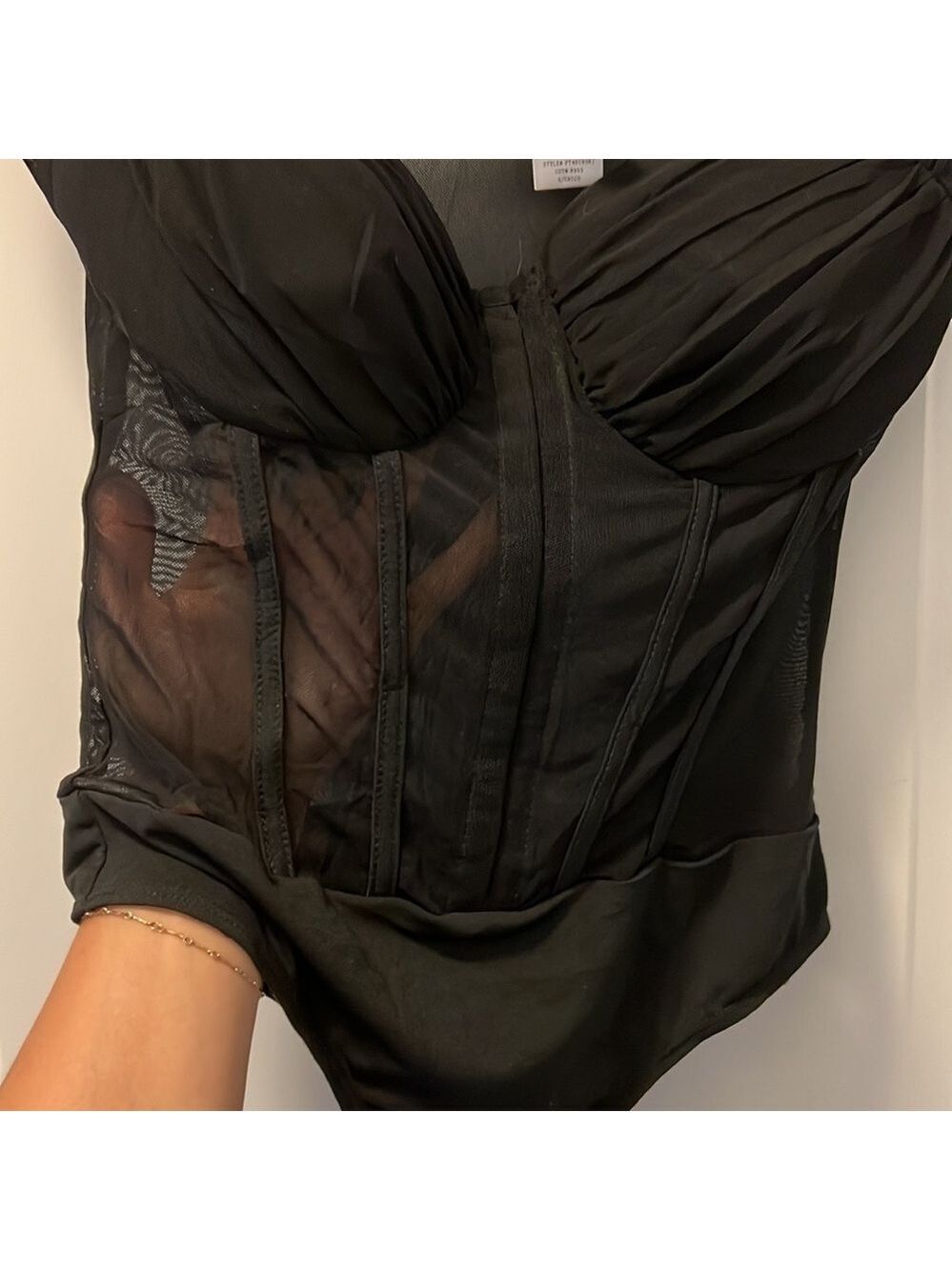 Windsor Sheer Corset Bodysuit - Picture 4 of 6